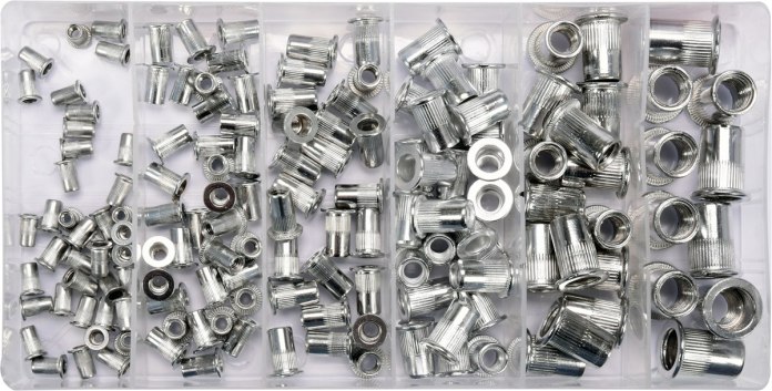 Zestaw 150 nitonakrętek aluminiowych Yato YT-36460